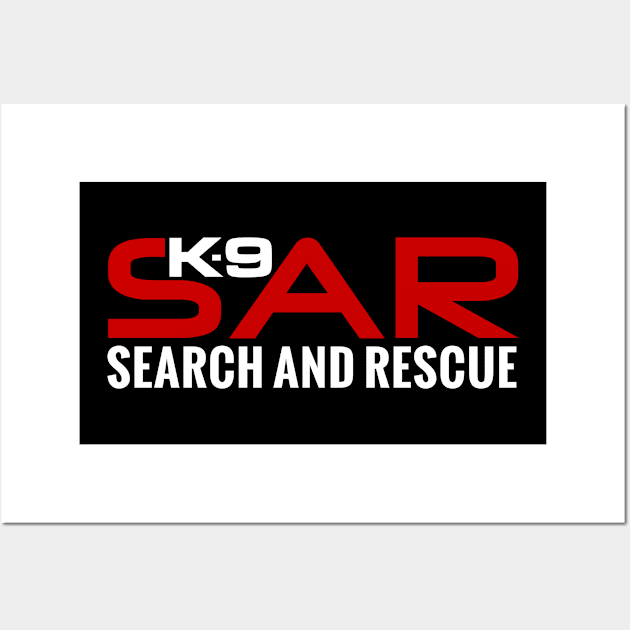 K-9 Search and Rescue Wall Art by Nartissima